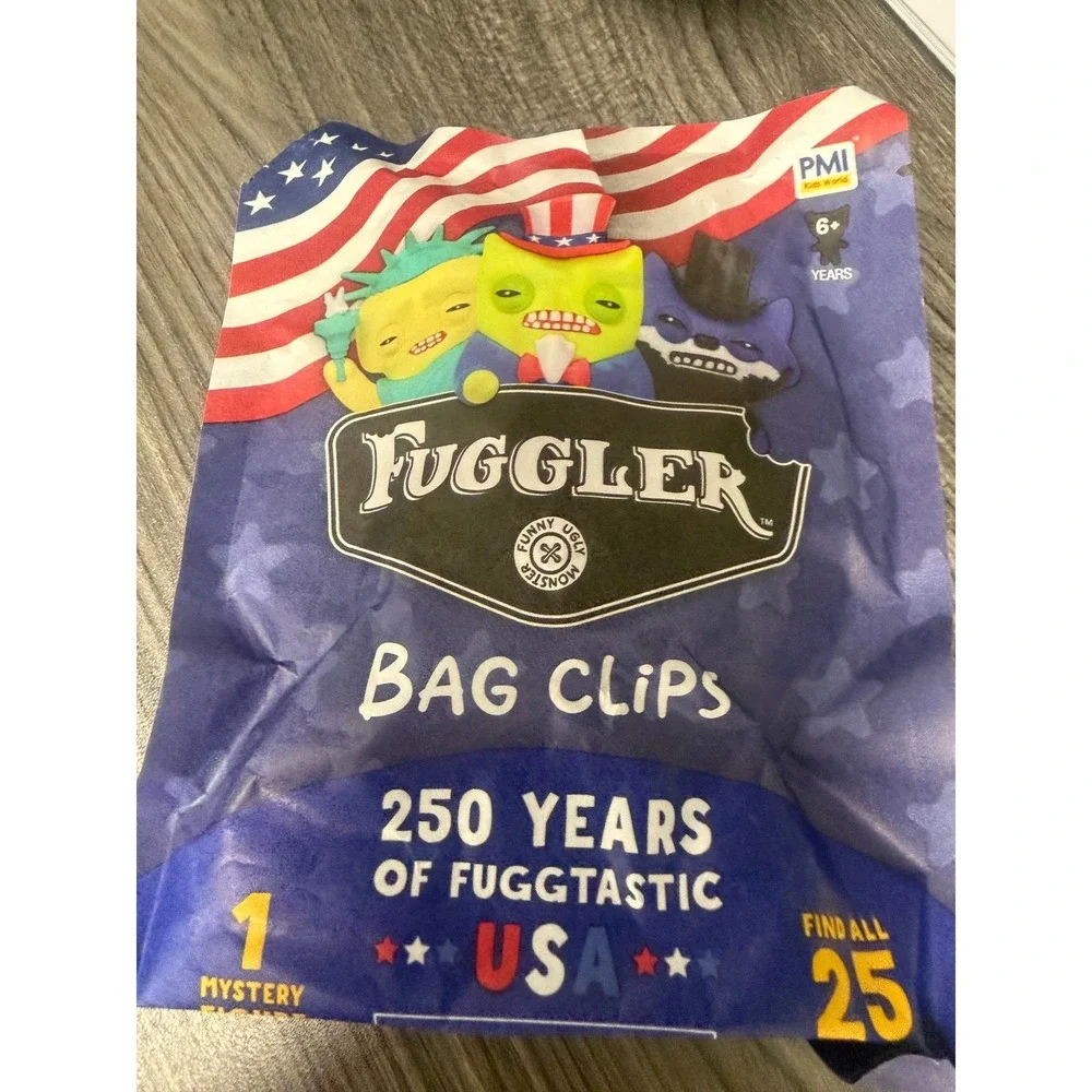 Fuggler Funny Ugly Monster Bag Clip 250 Years of Fuggtastic USA Mystery Bag